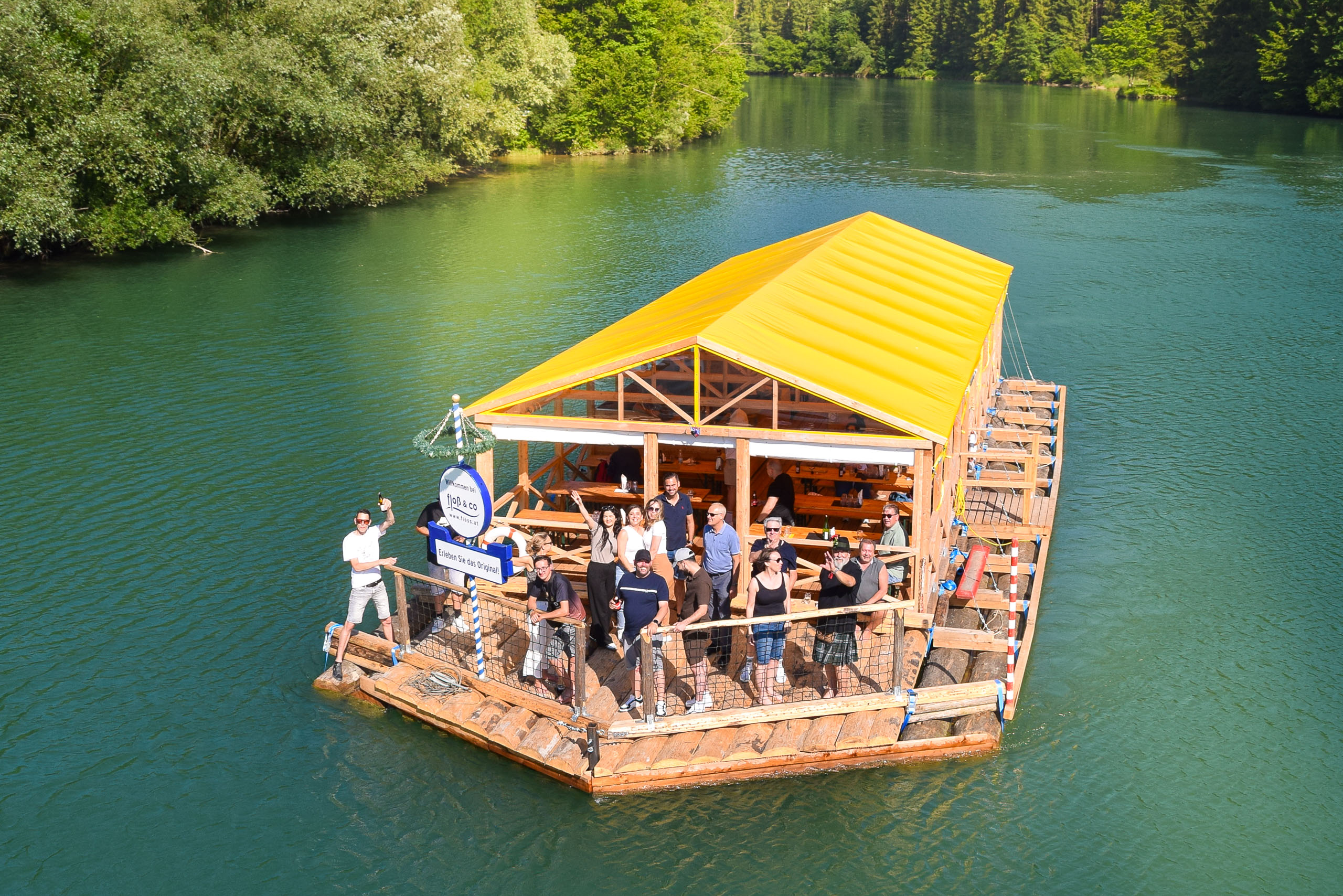 Floßfahrt auf der Enns – Naturerlebnis am Wasser