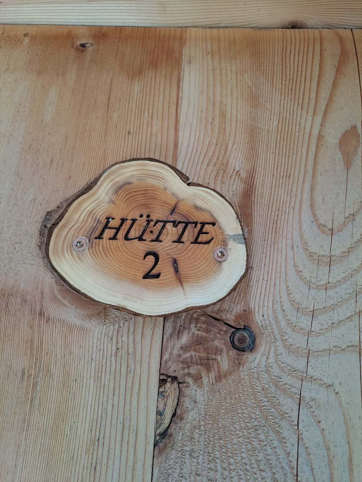 Aufenthaltsraum der Hütte