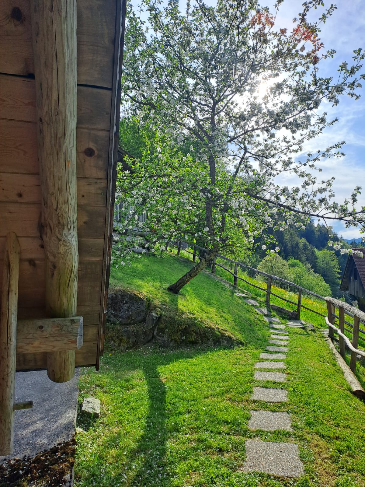 Selbstversorgerküche der Hütte